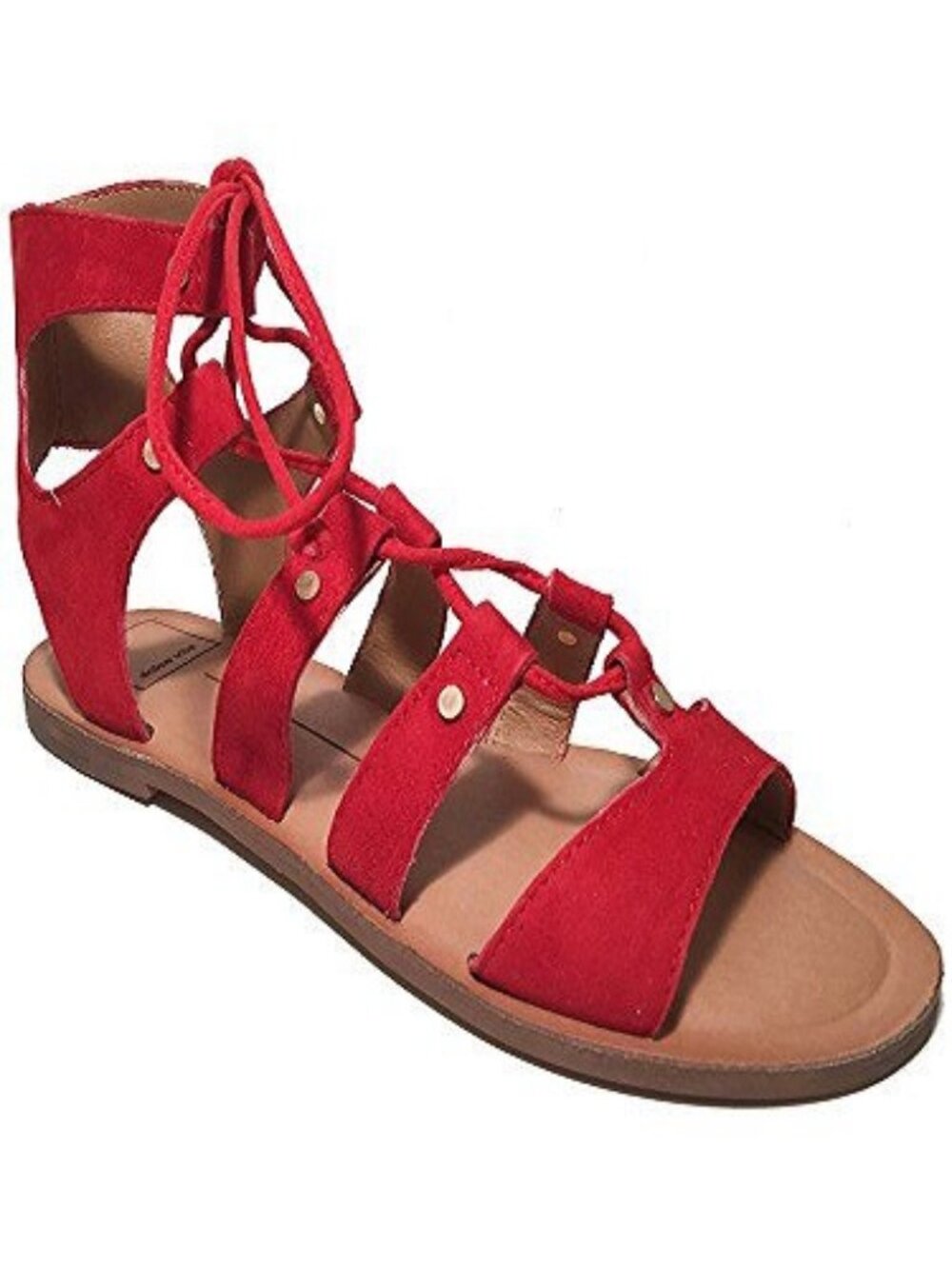 Dolce Vita Suede Jasmyn Gladiator Sandals Color: Red Size: 6